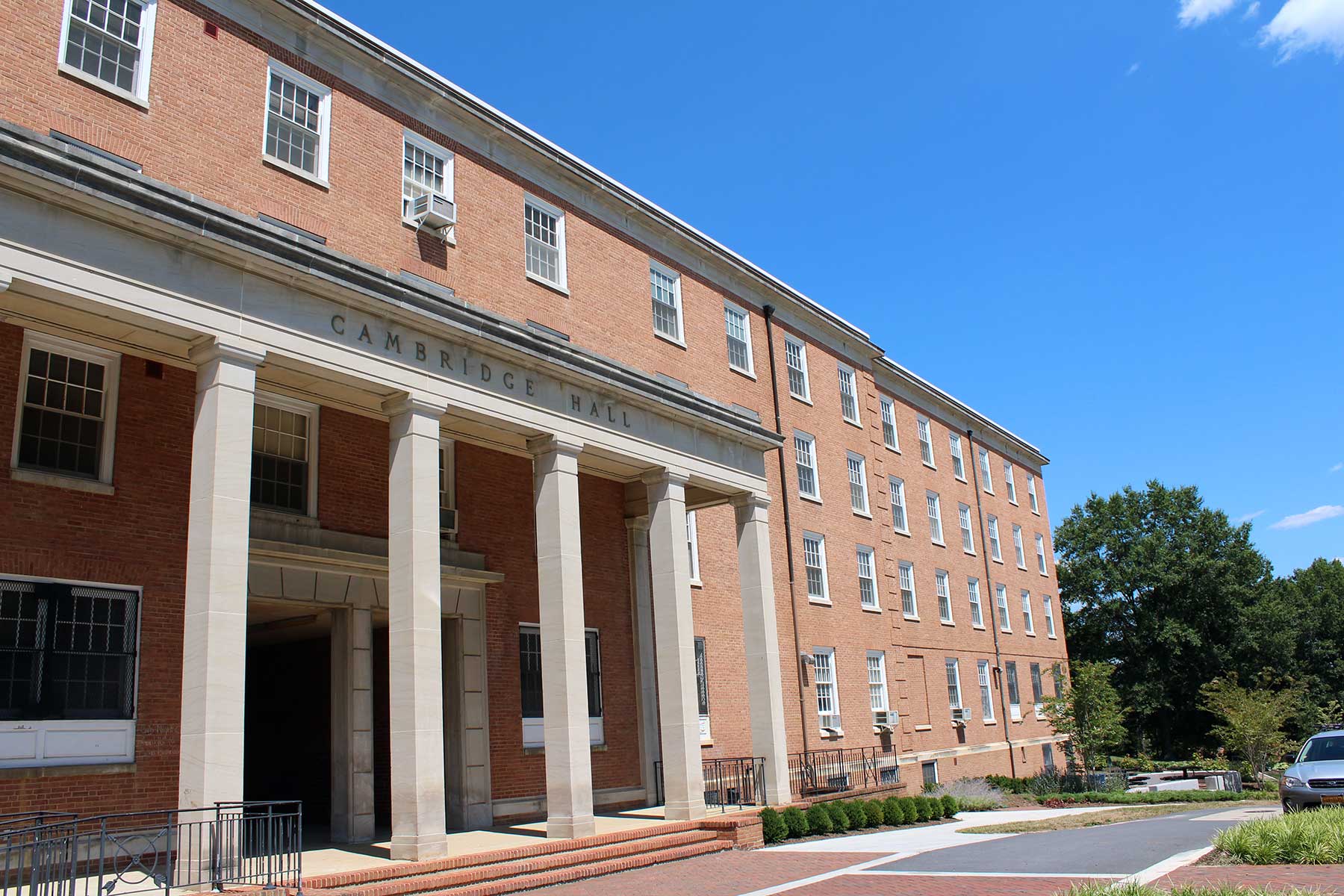 exterior view of Cambridge Hall