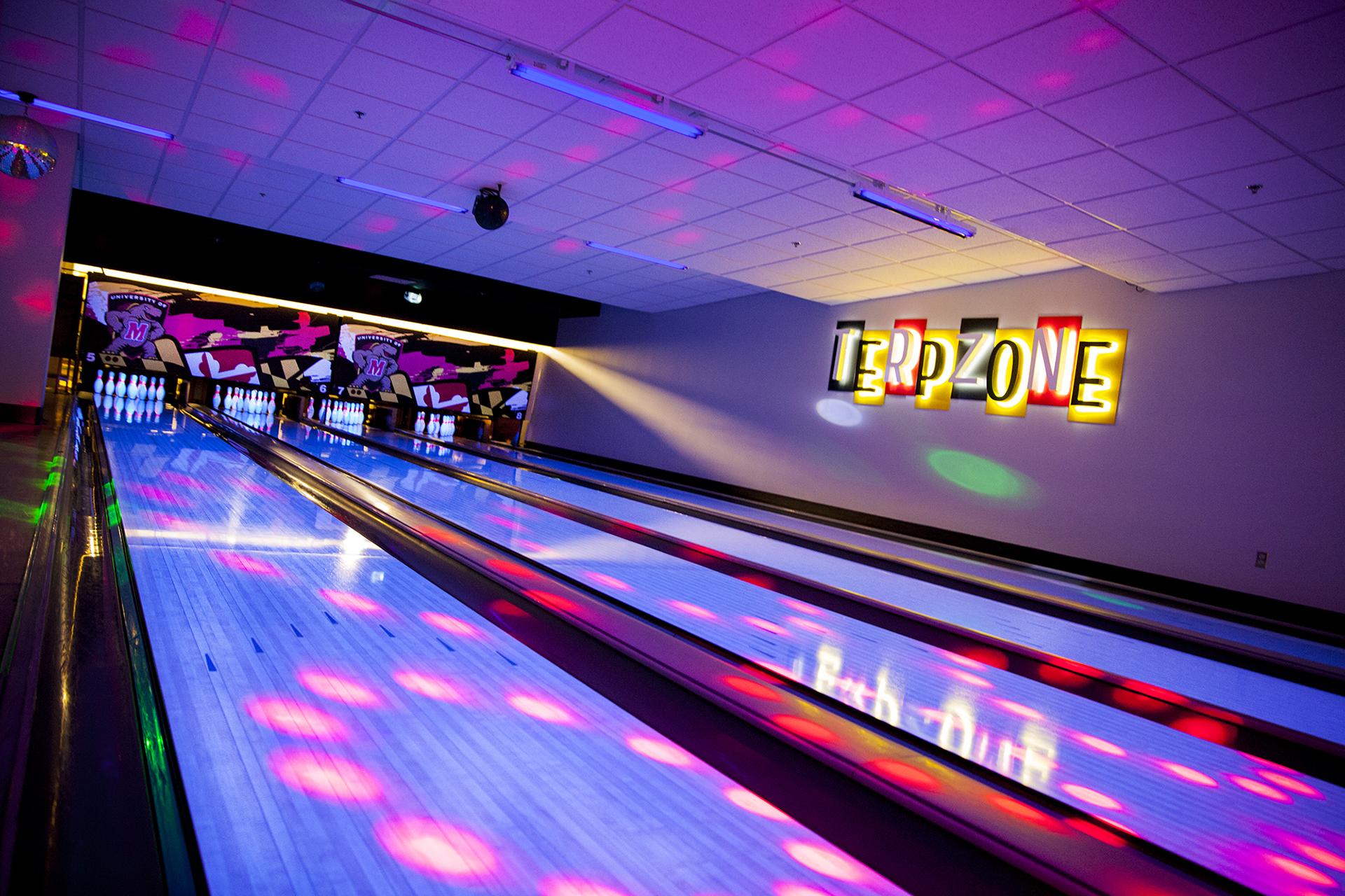 bowling alley in the stamp student union