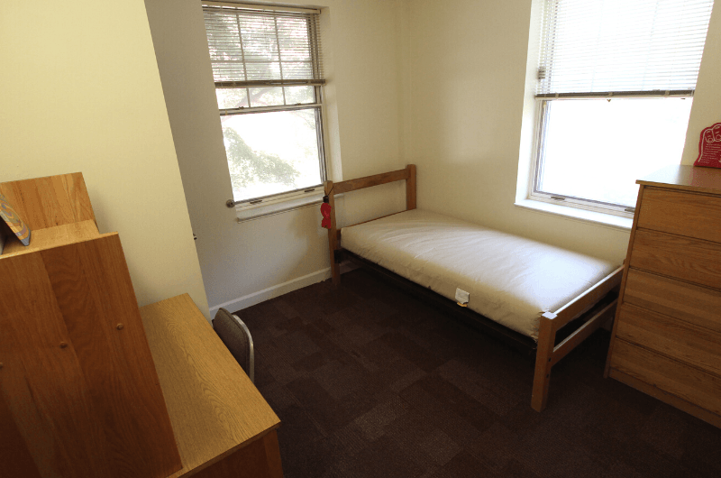 undecorated single room